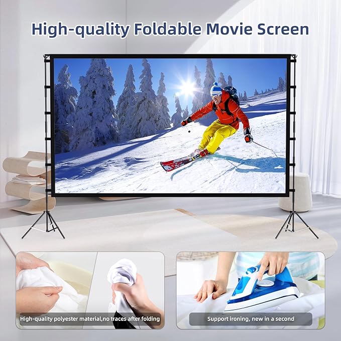 Projector Screen Outdoor, Vamvo Projector Screen - Image 3