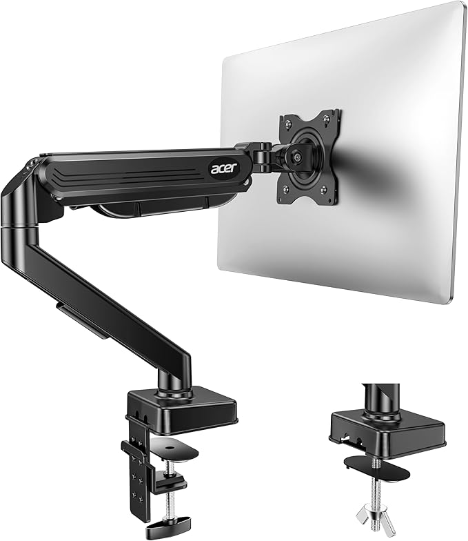 Acer Single Monitor Mount, Fully Adjustable Monitor Arm Fits 17 to 34 Inch by Acer