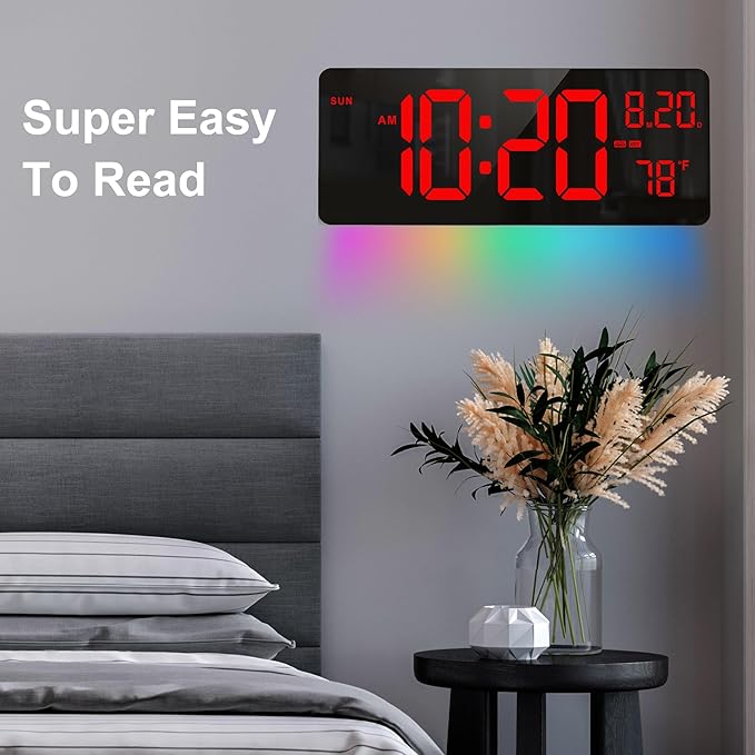 XREXS 16.5" Digital Clock Large Display - Image 5