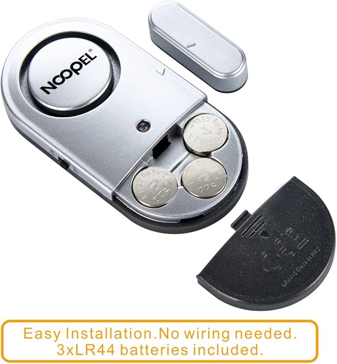 Door Alarms When Opened for Kids Safety, 4 Pack 120dB Loud Window Sensors for - Image 4