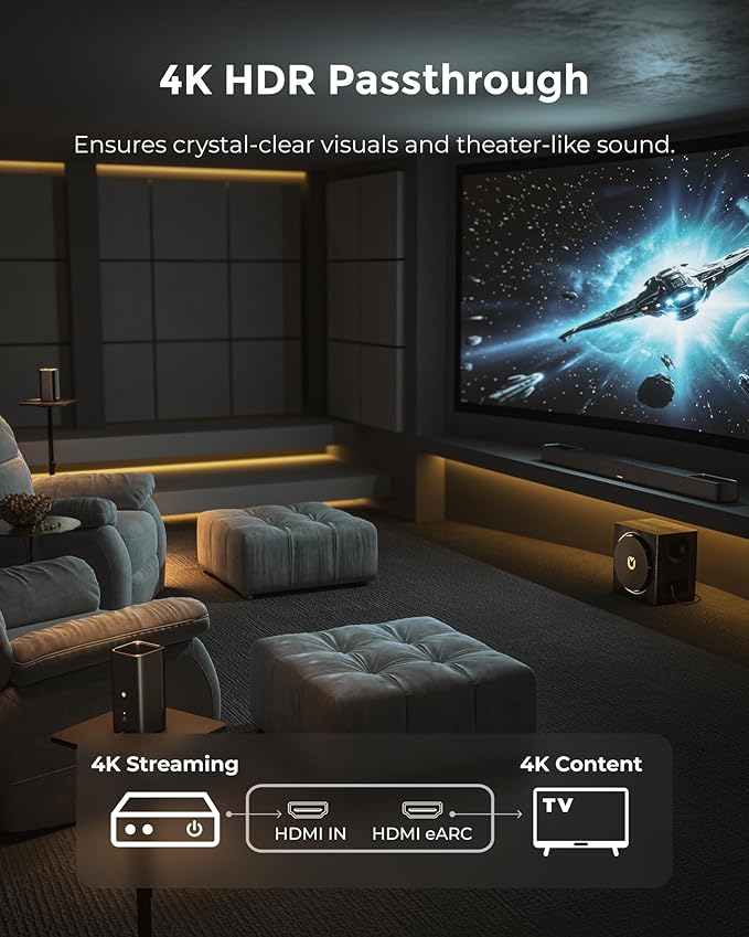 ULTIMEA Skywave X60 7.1.4ch Professional Wireless Surround Sound System - Image 9