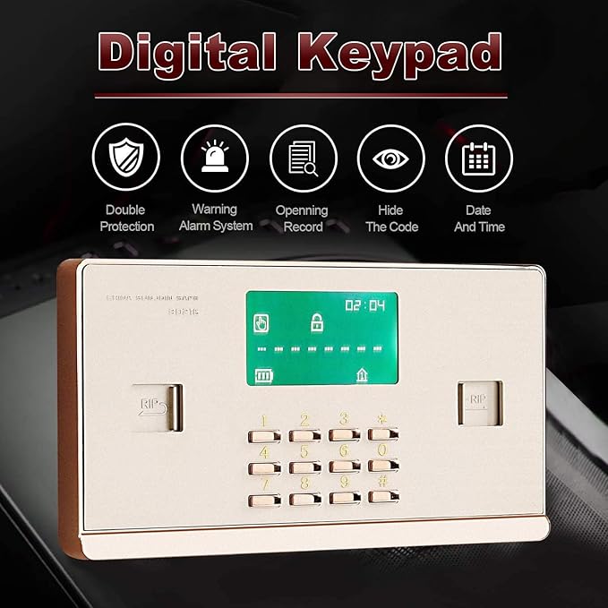 TIGERKING Safe Box, Home Safe, Large Security Box - Image 3