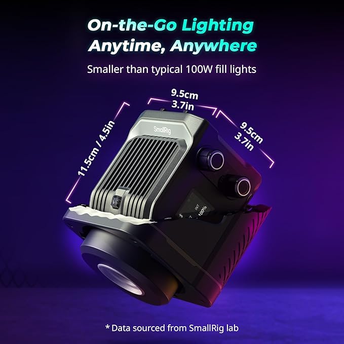 SmallRig RC 100C RGBWW LED Video Light, - Image 2