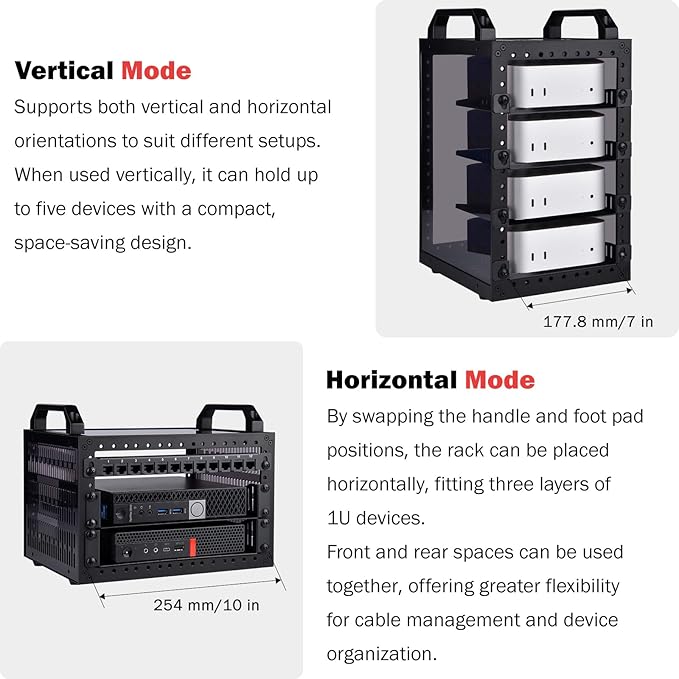GeeekPi DeskPi RackMate TT Mini Server Cabinet - Image 4