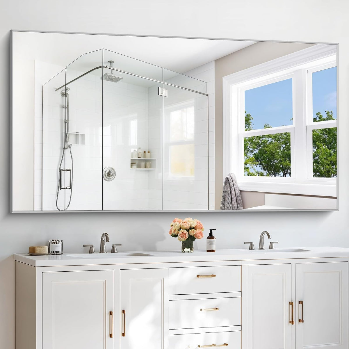 36x72inch Bathroom Mirror, Large Rectangular Wall Mirrors