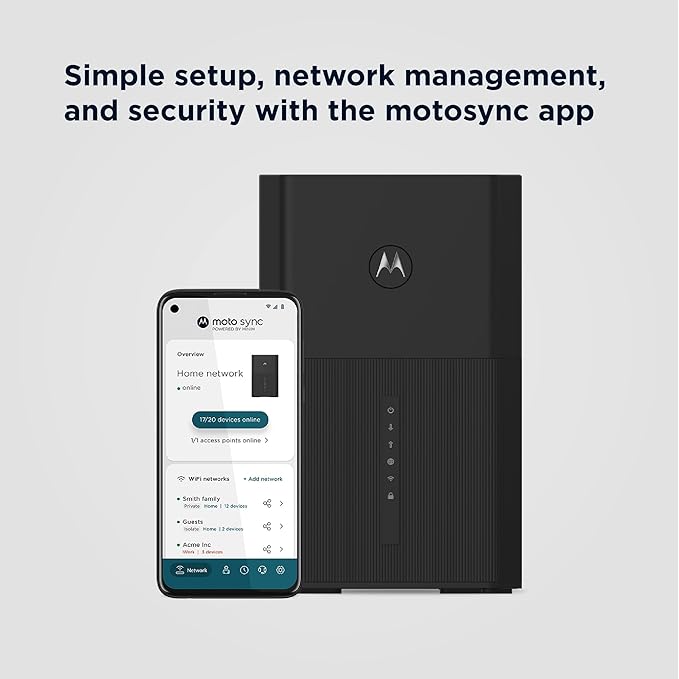 Motorola MG8725 WiFi 6 Router + Multi-Gig Cable Modem | 2-in-1 Device | Approved - Image 6