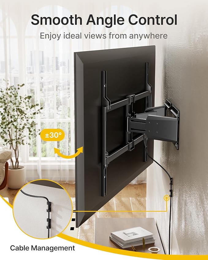 monTEK Heavy Duty Ultra Slim TV Wall Mount - Image 6