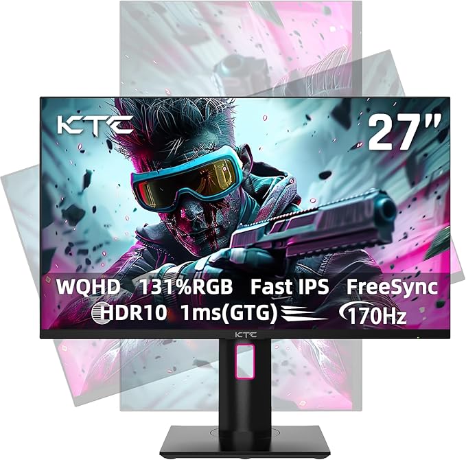 KTC 27'' 2K 170Hz Gaming Monitor - Image 9