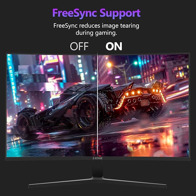 Z-Edge 27 inch Curved Gaming Monitor, FHD 1080P 300Hz 240Hz PC Monitor - Image 5