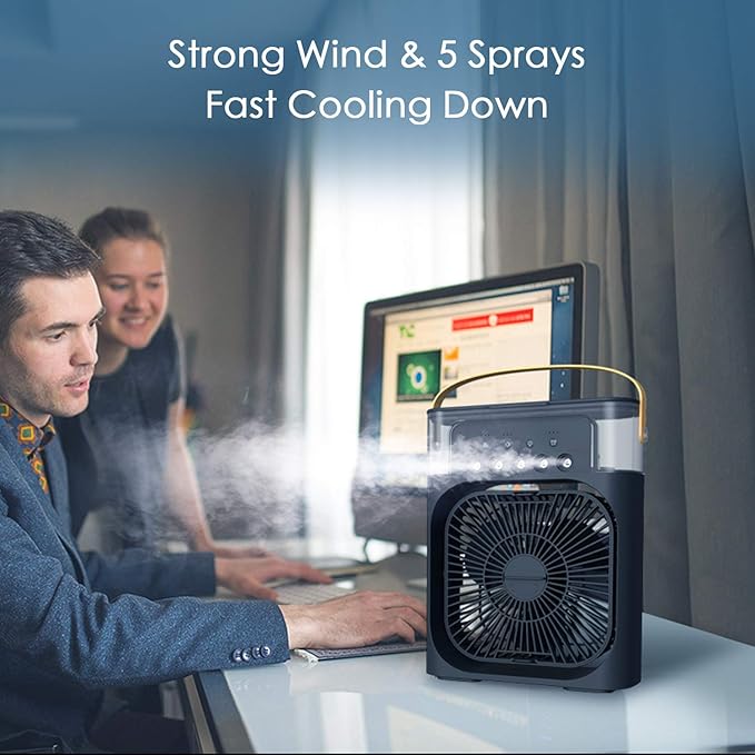 NTMY Personal Air Cooler, Portable Air Conditioner Fan, Mini Evaporative Cooler - Image 8