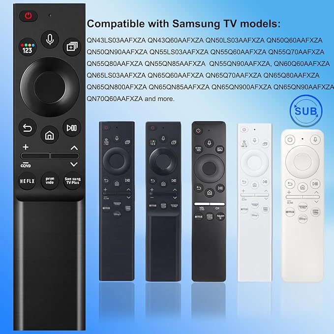 Voice Replacement Remote for All Samsung TV QLED 4K 8K UHD/Crystal UHD 4K/ NEO - Image 3