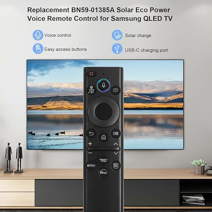 BN59-01385A Solar Voice Replacement Remote Control - Image 5
