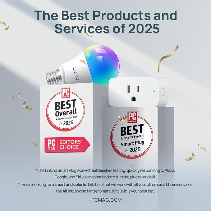 Linkind Matter Smart Light Bulb, Smart Bulbs Work - Image 2