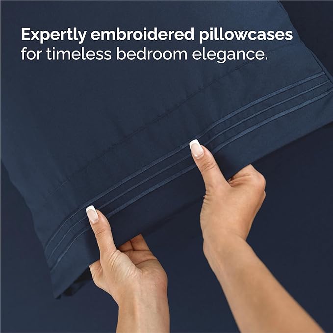 Split King Size 5 Piece Sheet Set - Image 6