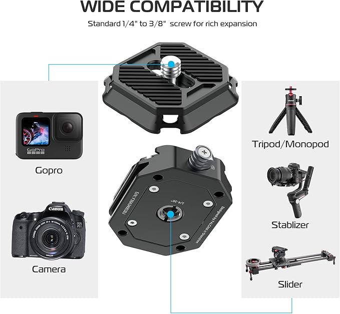 FALCAM F38 Quick Release Kit V1, Plate - Image 3