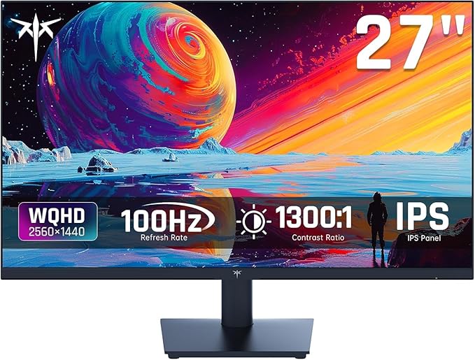KTC 27 Inch QHD 100Hz Computer Monitor by KTC