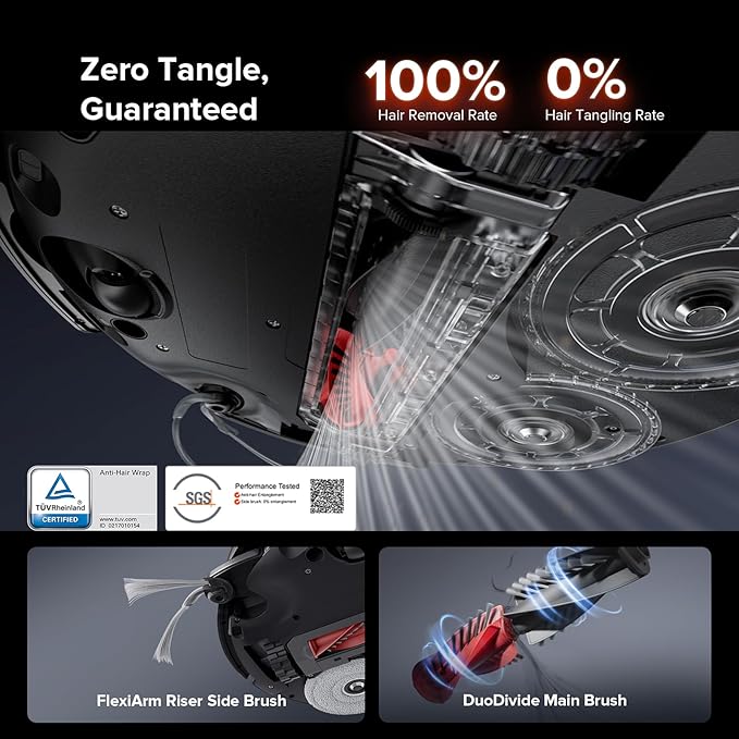 roborock Saros 10R Robot Vacuum and Mop, 000 Pa Suction, Zero-Tangling - Image 5