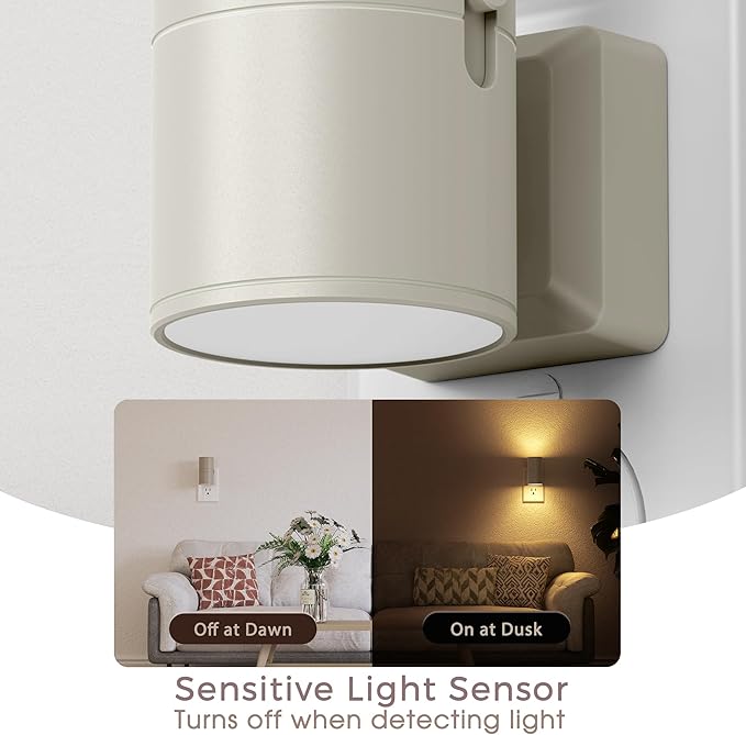 Briignite Night Lights Plug into Wall, Modern LED Night Light Plug in, Dusk to - Image 3