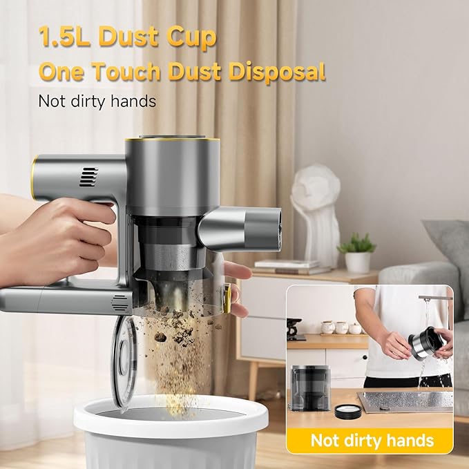 Shieal Cordless Stick Vacuum Cleaner - Image 8
