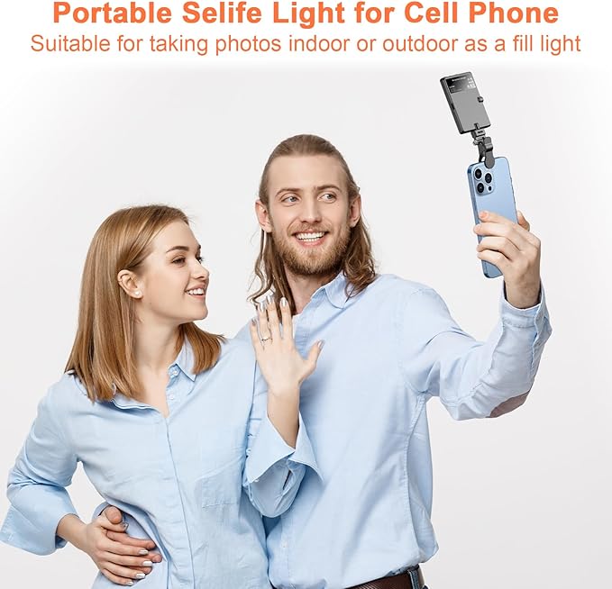 TONEOF Portable Selfie Light, Rechargable 60 LED PhoneLight - Image 8