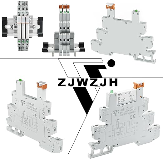 2Pcs Miniature Power Relay DC 24V HF41F/24-ZS 5 Pin 1NO 1NC 6A SPDT - Image 5