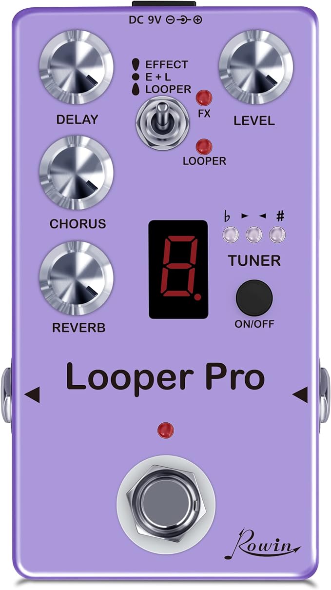 Rowin RE-05 Looper Pro Guitar Multi-Effect Pedals by Rowin
