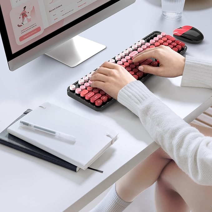 MOFII Wireless Keyboard and Mouse Combo, Full Size 2.4G Plug and Play - Image 6