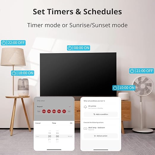 【2025 New】 SwitchBot Smart Plug Mini 15A, Energy Monitor, Smart Home WiFi & - Image 4