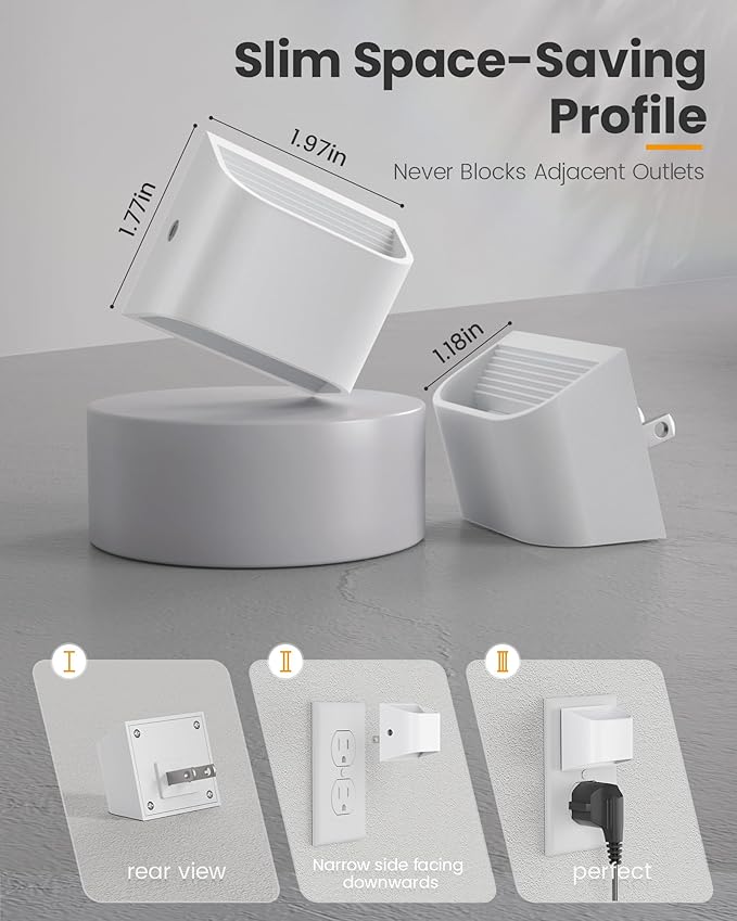 NIORSUN Plug in Night Light, Auto Brightness Sensor Night Light, 3000K Warm - Image 4