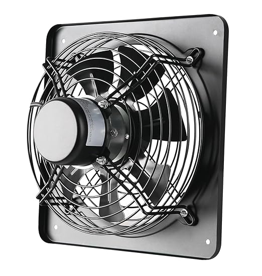 MEOZRI 16 Inch Window Exhaust Wall Mounted Ventilation Basement Extractor - Image 2