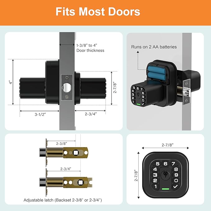 Richelock IU52 Double-Sided Keypad Door Lock, All-Weather, Fully Waterproof - Image 6