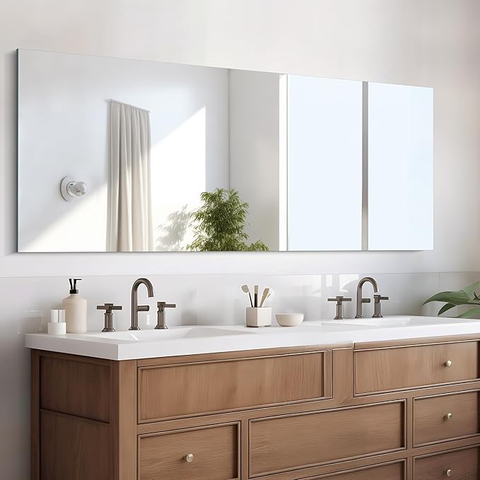 CILIBER Frameless Mirror, 24x60 Inch Large Bathroom Mirrors by CILIBER