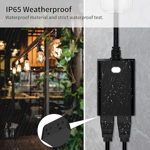 Minoston Outdoor Smart Plug, Wi-Fi Plugs Outlet - Image 6
