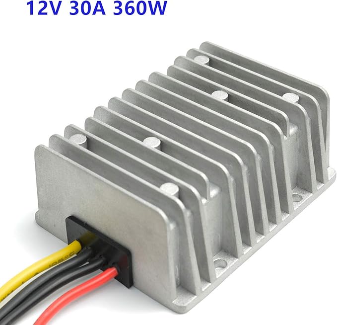 QJFCare Waterproof DC Buck Converter Voltage Regulator 36V 48V Step Down to 12V - Image 2