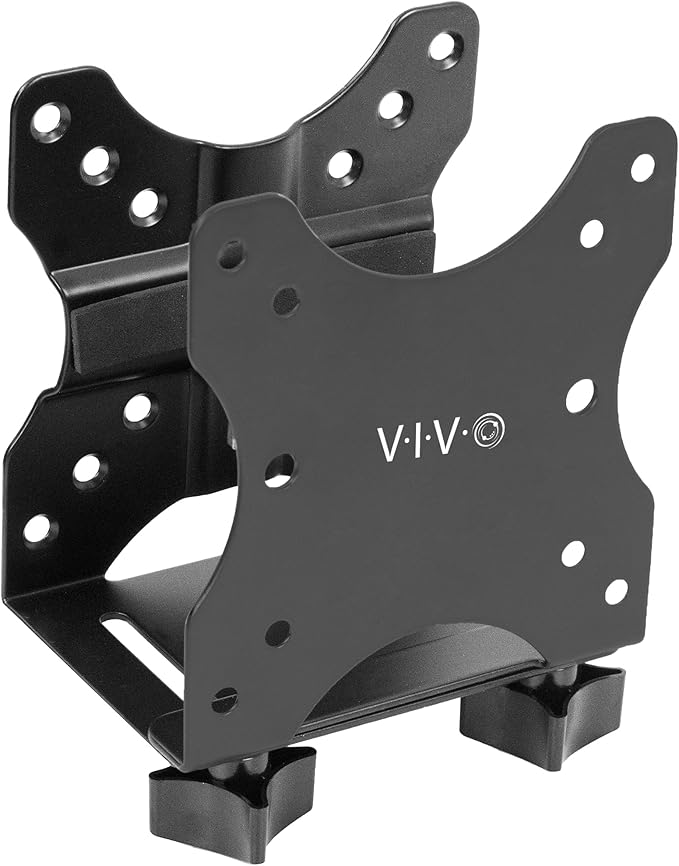 VIVO Adjustable Thin Client Mini PC Mount Bracket, CPU VESA Under Desk and by VIVO