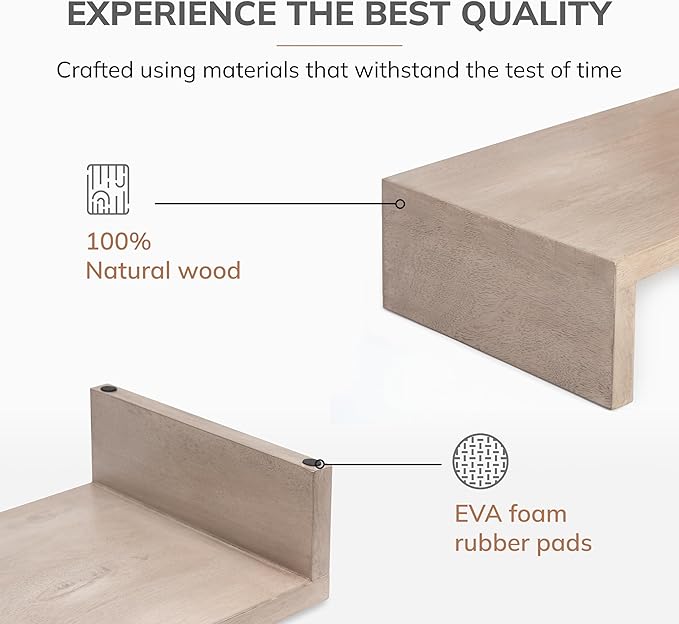 Anji Mountain Wooden Monitor Stand - Image 2