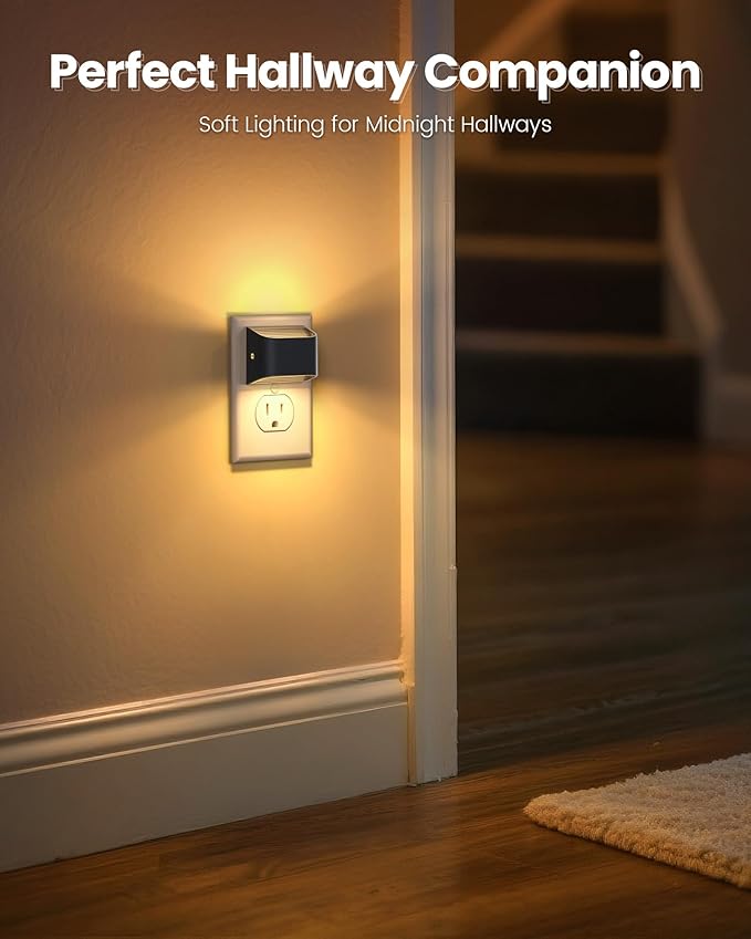 NIORSUN Night Lights Plug Into Wall, Auto Brightness Sensor Night Light - Image 5