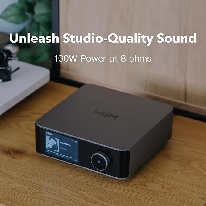 WiiM Amp Ultra with Voice Remote 2 | 100W Streaming Amplifier with Premium ESS - Image 3