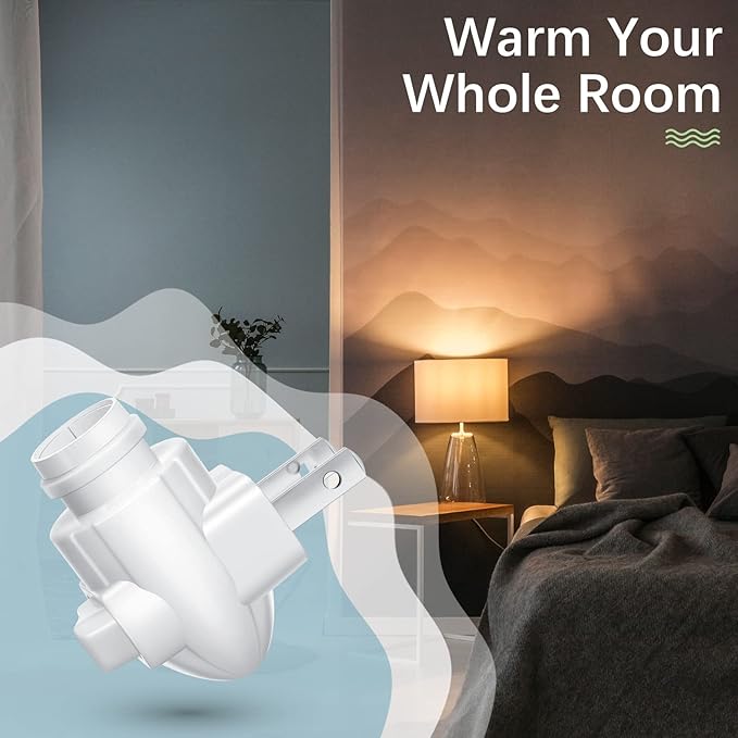 Tuanse 50 Sets Plug in Night Light Module Night Light Base - Image 6