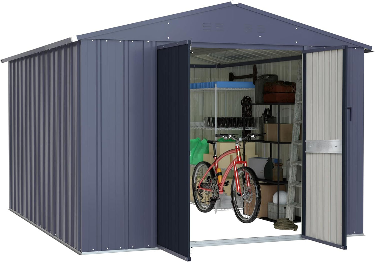 mupater 8 x 10 ft outdoor storage shed, main product view