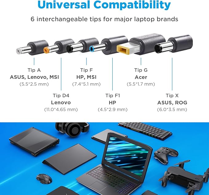 Innergie T18 180W 150W Universal Gaming Laptop Charger Power Adapter - Image 2