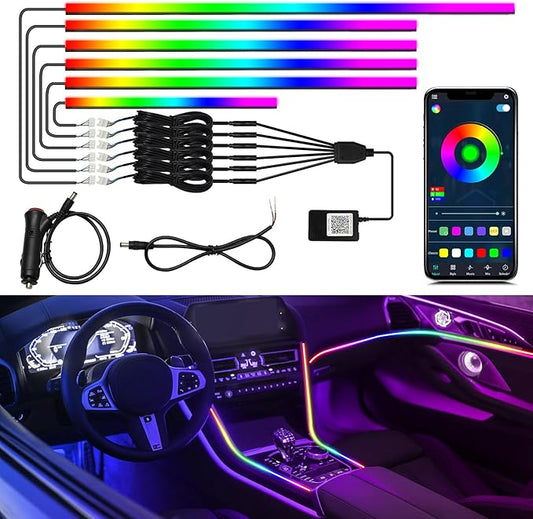 WEBUPAR Dreamcolor 6 in 1 Car LED Strip Lights by WEBUPAR