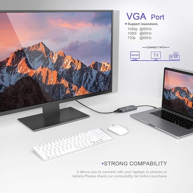 USB C Hub Multiport USB C Adapter - Image 5