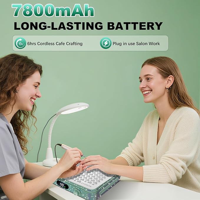 Nail Dust Collector | 1000PA Gel Nail Dust Collector | 10 Speed Levels | Low - Image 5
