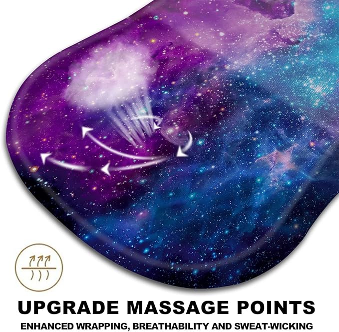 KUOSGM Mouse Pad Wrist Support, Ergonomic Mouse Pad - Image 2