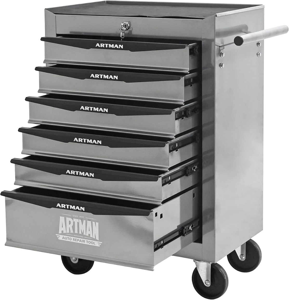 ryh 6 drawers rolling tool chest(silver, 6 drawers（30.5"h, main product view