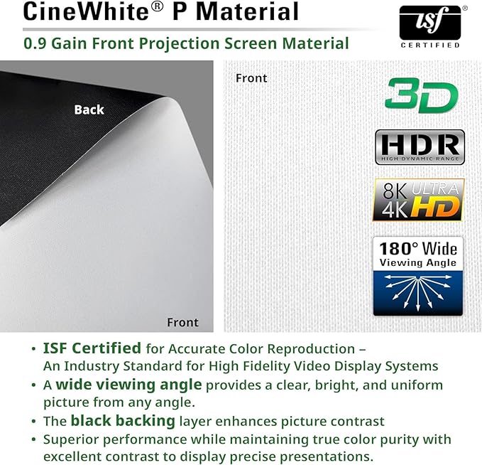 Elite Screens Manual Tab-Tension 3, 110-INCH - Image 6
