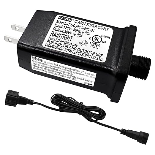 30V 0.8A LED Controller with Extension Cord, Replacement Model JC-DC300V0800-G1 by Airoads