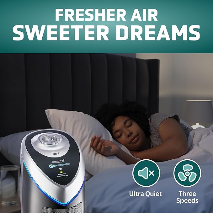 GermGuardian HEPA Air Purifier for Home, Large Rooms - Image 5
