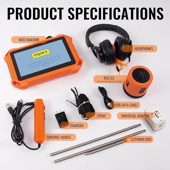 PQWT Underground Water Leak Detectors PQ125B Outdoor Wall Pipe Water Leakage - Image 7